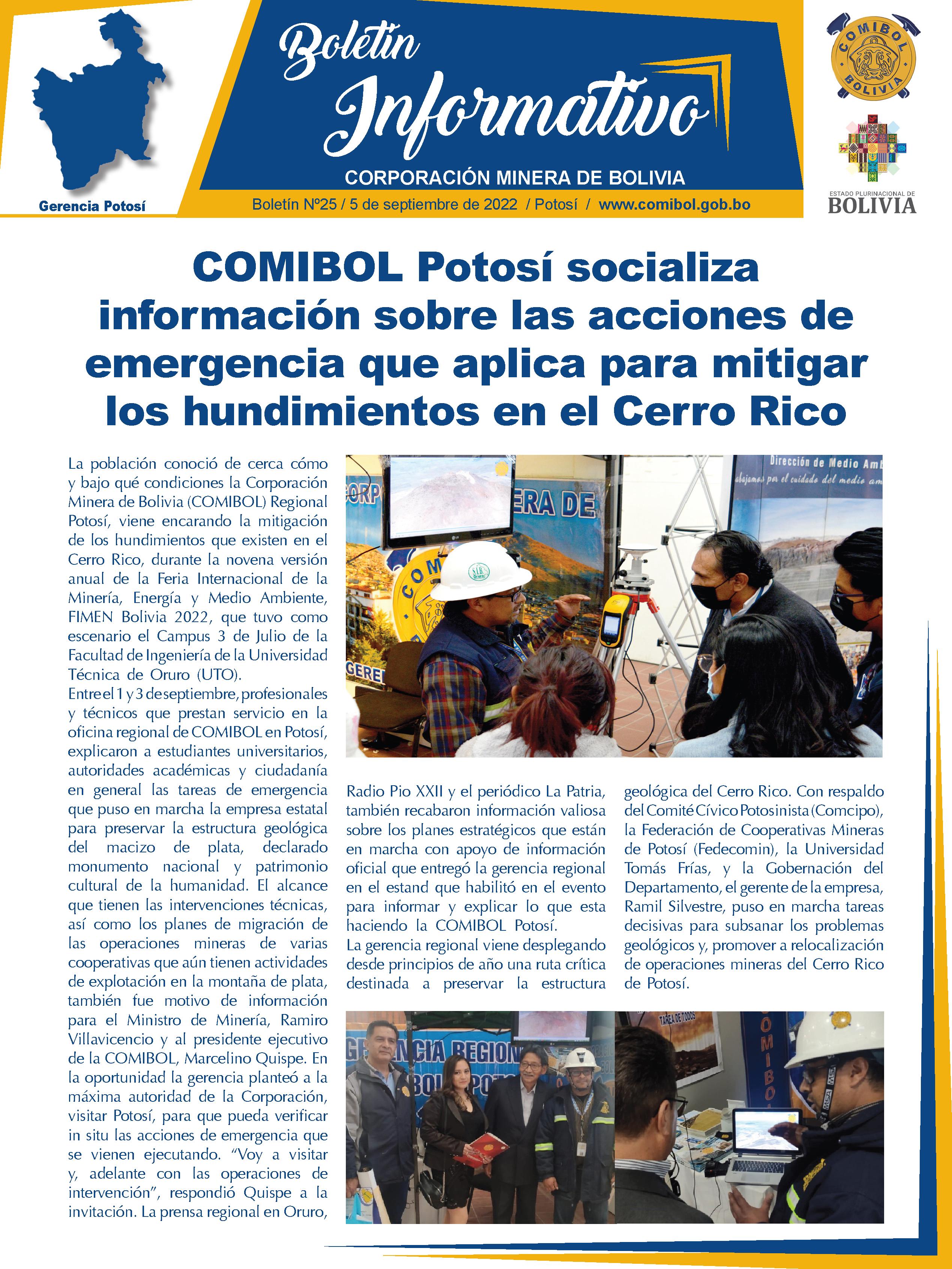 Boletín Informativo 25